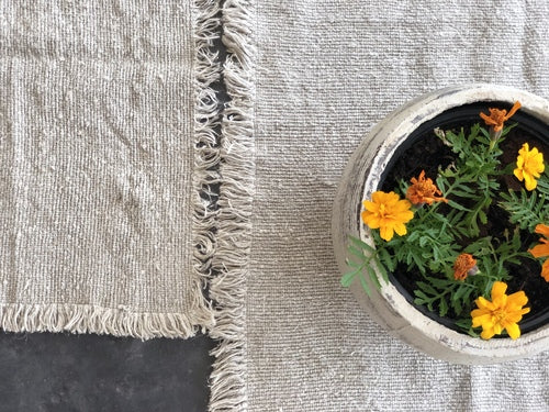 Table Place Mat Alder Handloomed/Rustic Linen