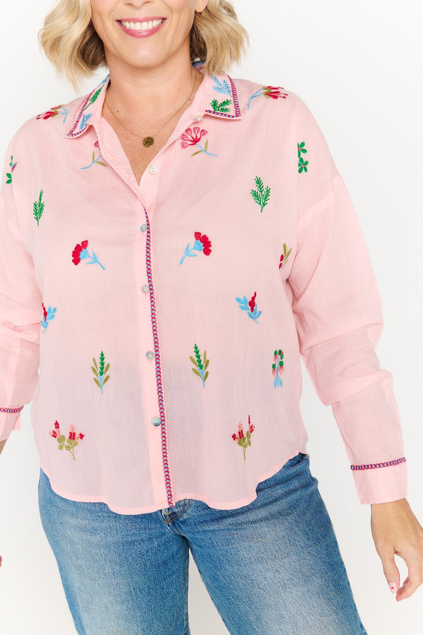 TALIA PINK SHIRT