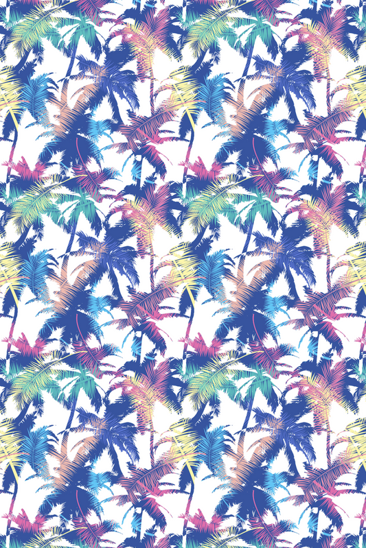 Neon Palm Tree Mirage Night Dress