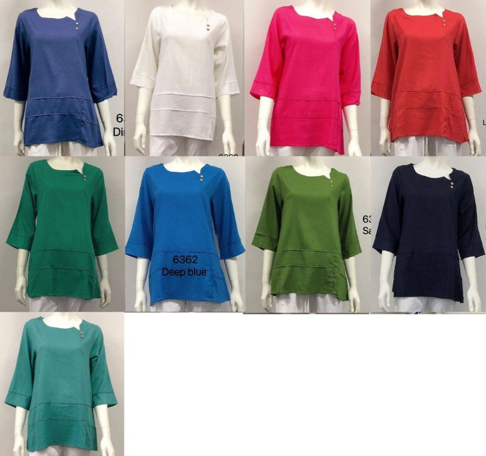 Notch Neck Top