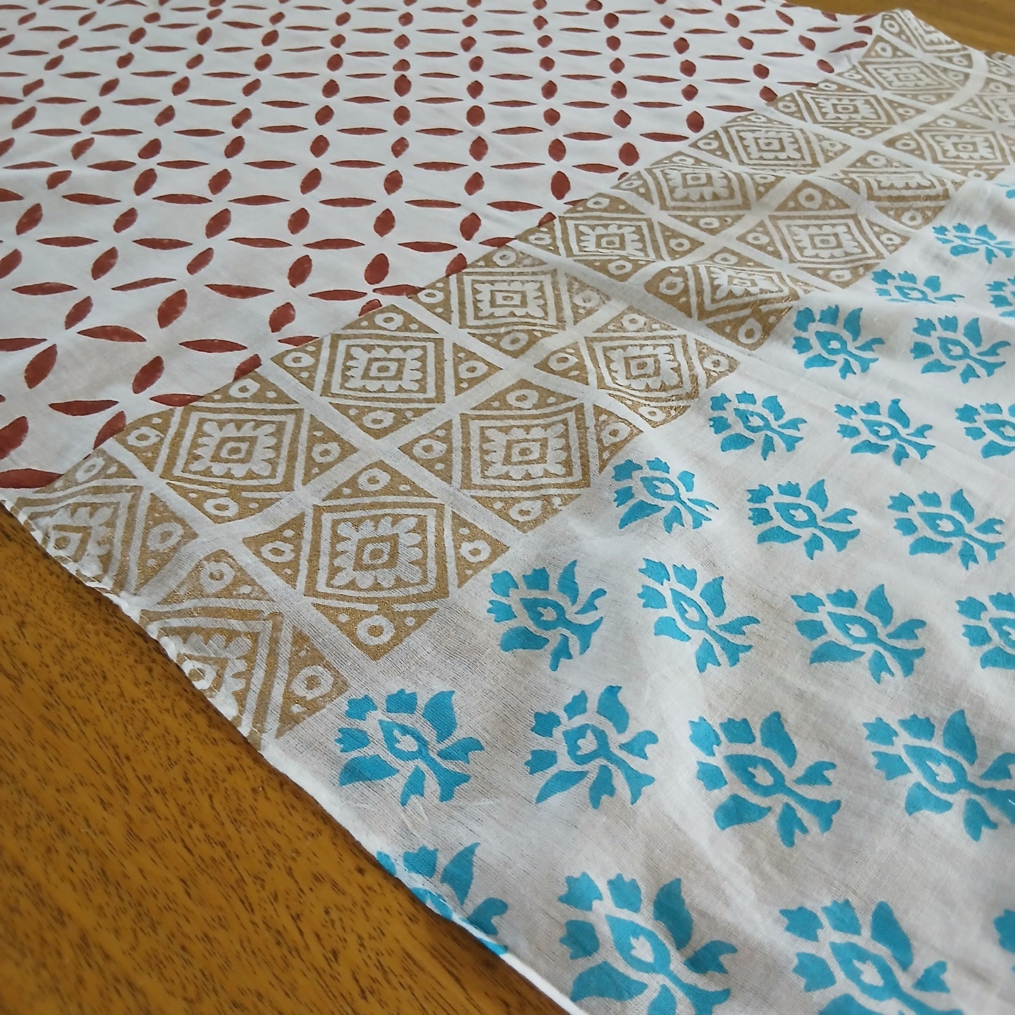 Bright blend of Colours - Pure Cotton Scarf 16718