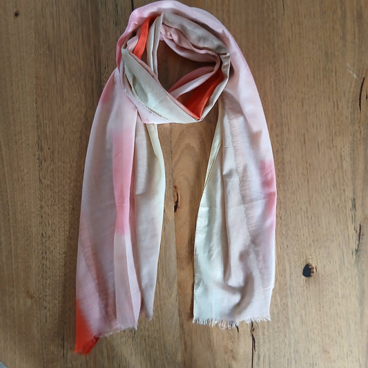 Striped and Blended Colour - Pure Cotton Scarf 14446