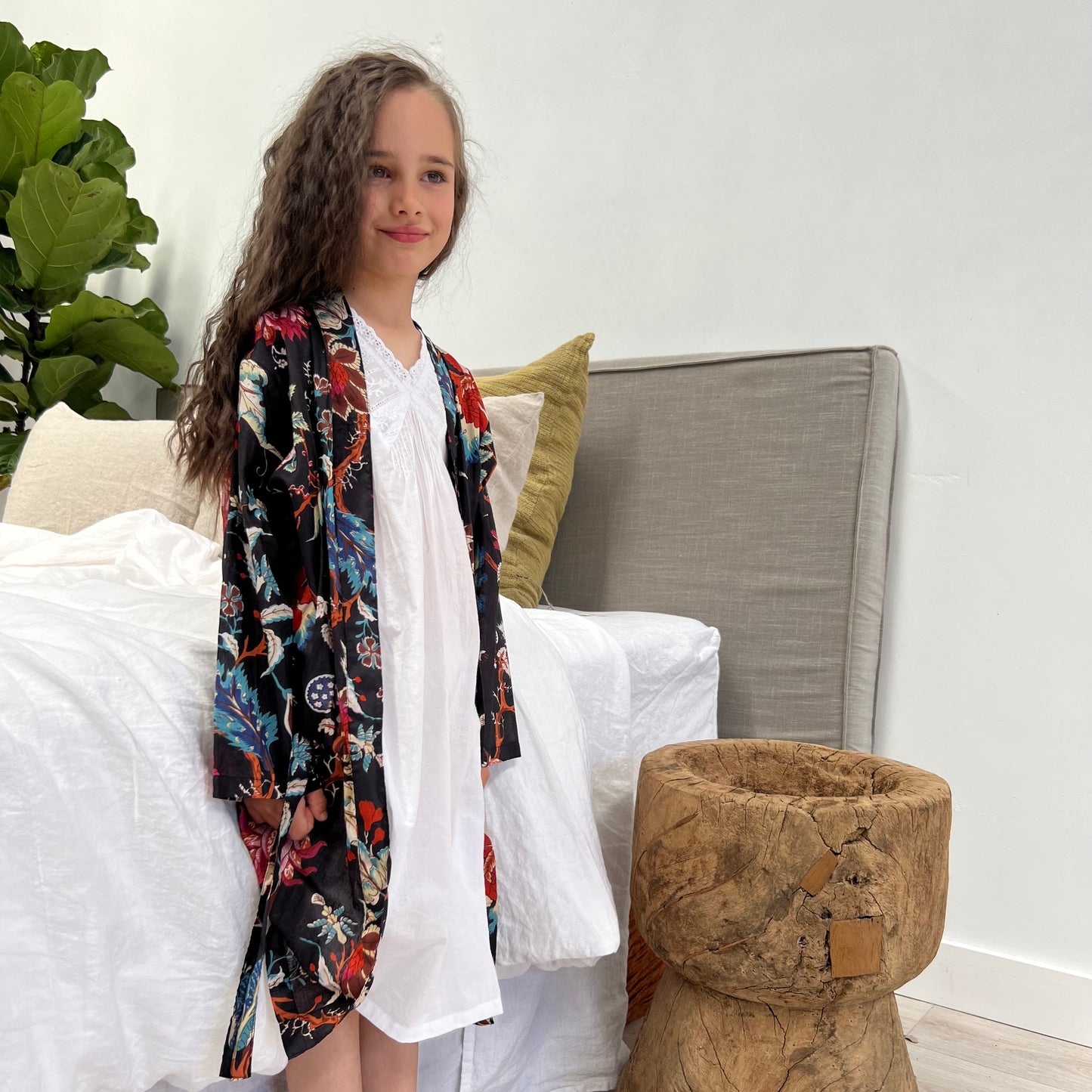 Arabella Black Kimono Child Pack Of 4