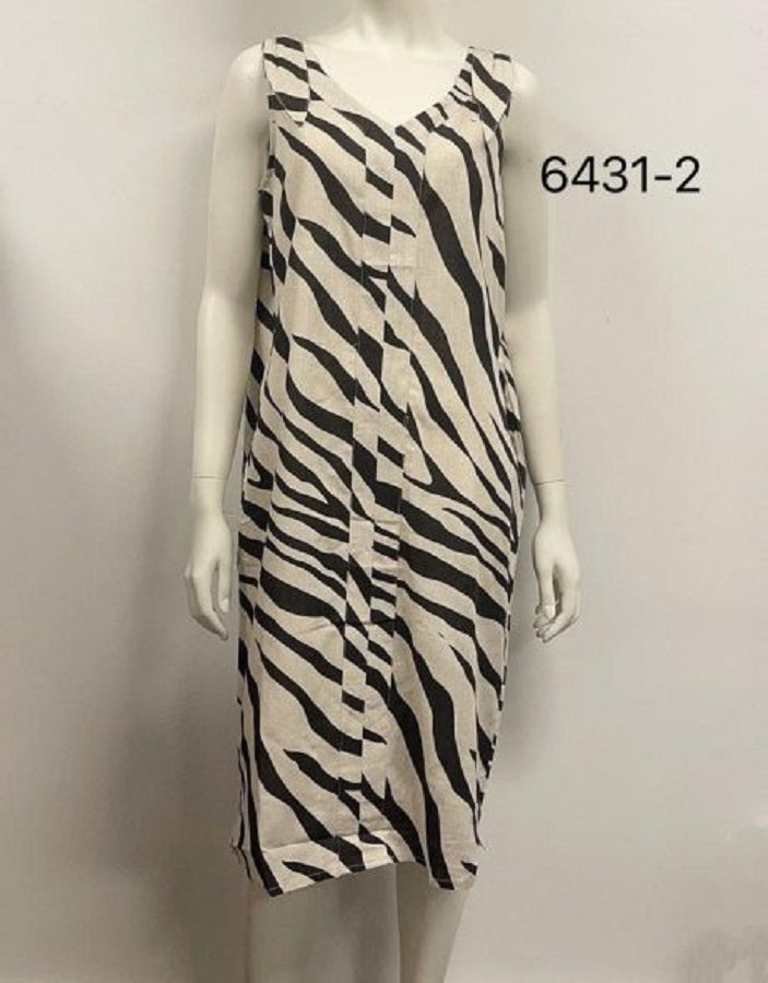 Natural Elegance Linen Dress
