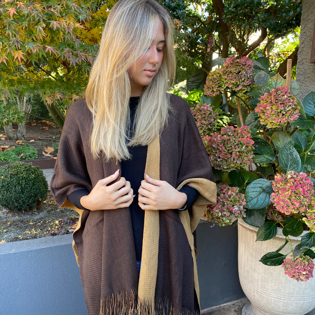 Reversible Wrap Loose Cardigan Style TB008
