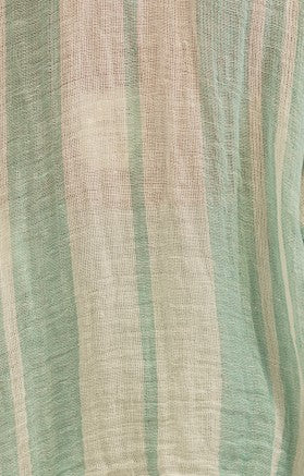 Reggie Tube Top Cascade Green Stripey