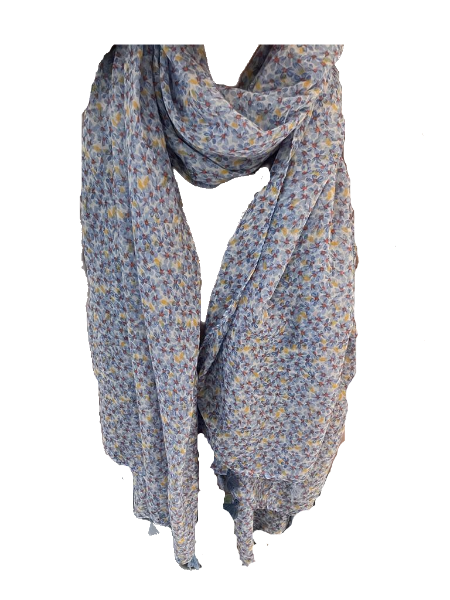 Soft Viscose Scarf - Blue 332322