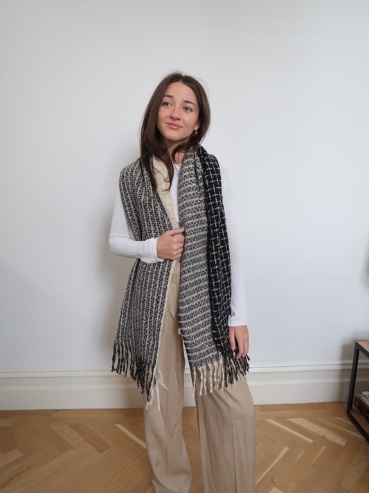 Warm Winter Scarf - Black 332483