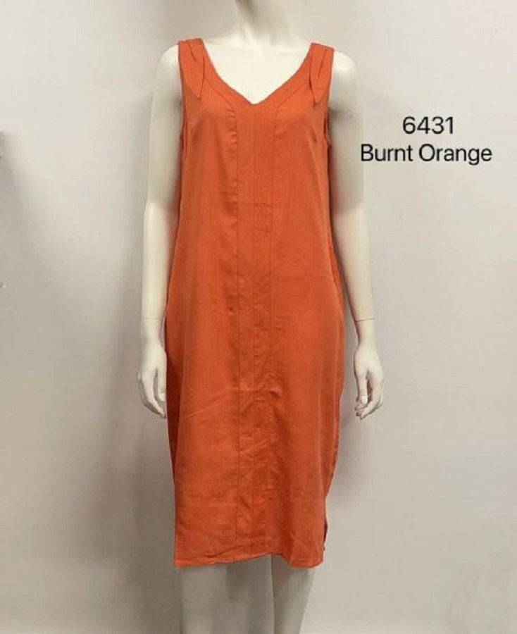 Natural Elegance Linen Dress