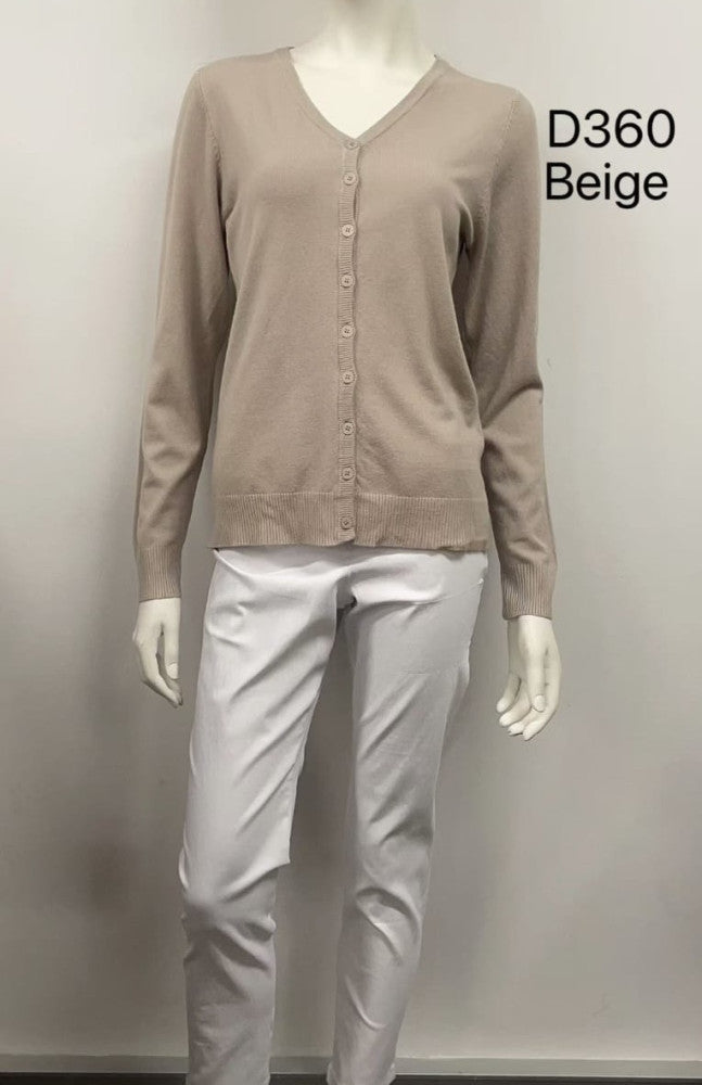 D360 Easy V Knit Cardigan