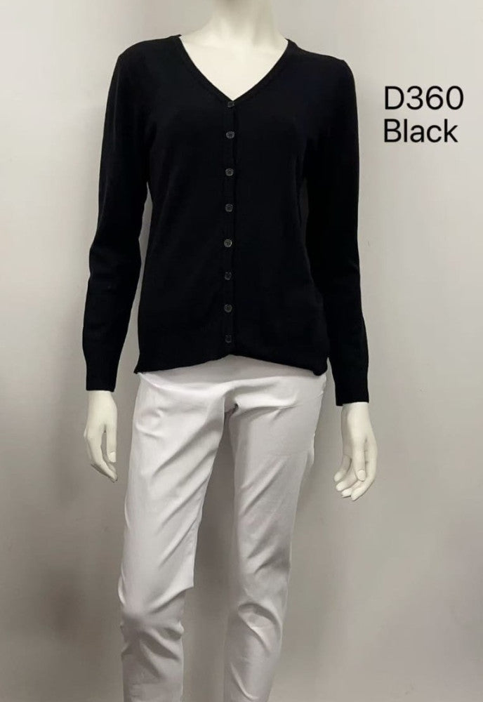 D360 Easy V Knit Cardigan