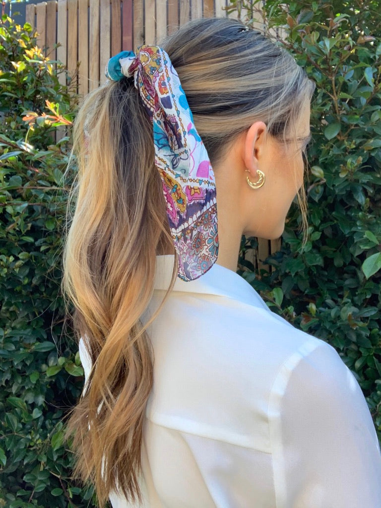 Necktie Silk Neck & Hair Tie - ZS-1003/S