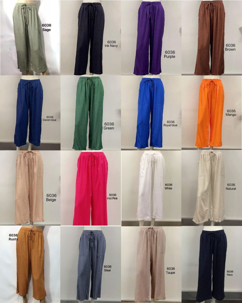 Linen Pant with Pockets