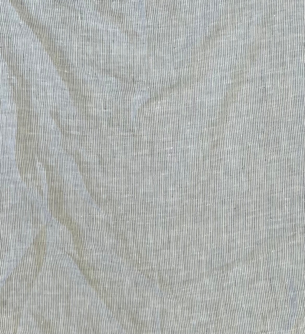 Noemi Full Sleeves Kaftan Grey Pinstripe