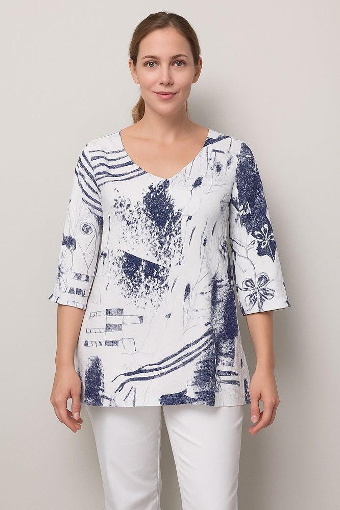 Linen Tunic Top