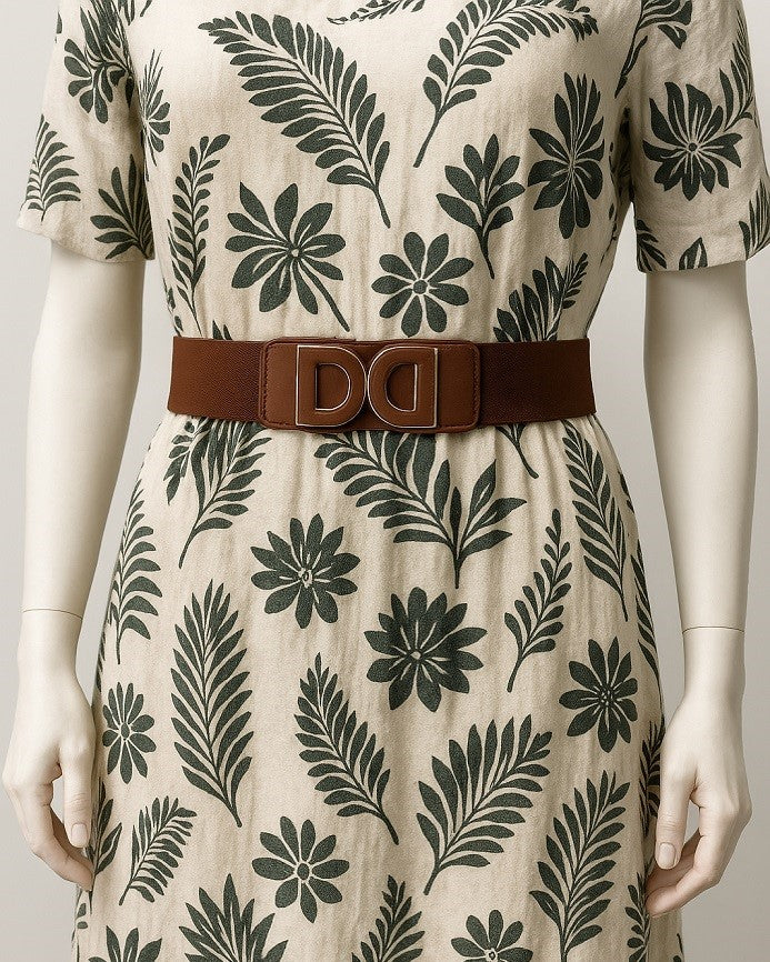YDL-02 Elastic Belt with Double-D Metal Buckle