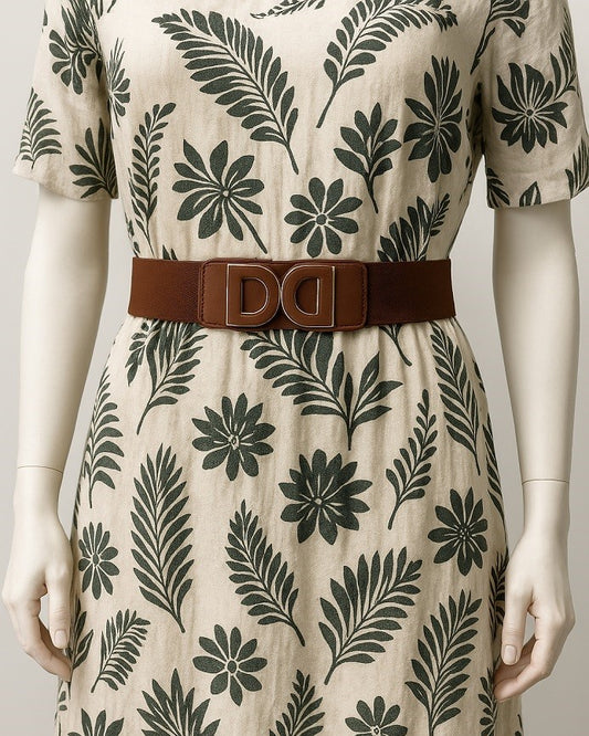YDL-02 Elastic Belt with Double-D Metal Buckle