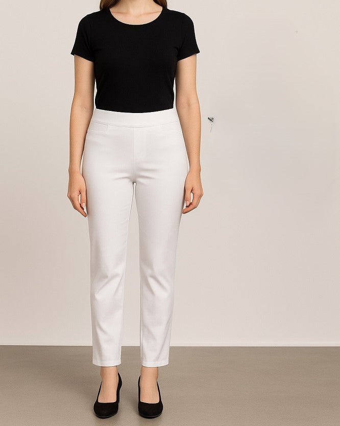 Stretch Slim Pants with Pocket