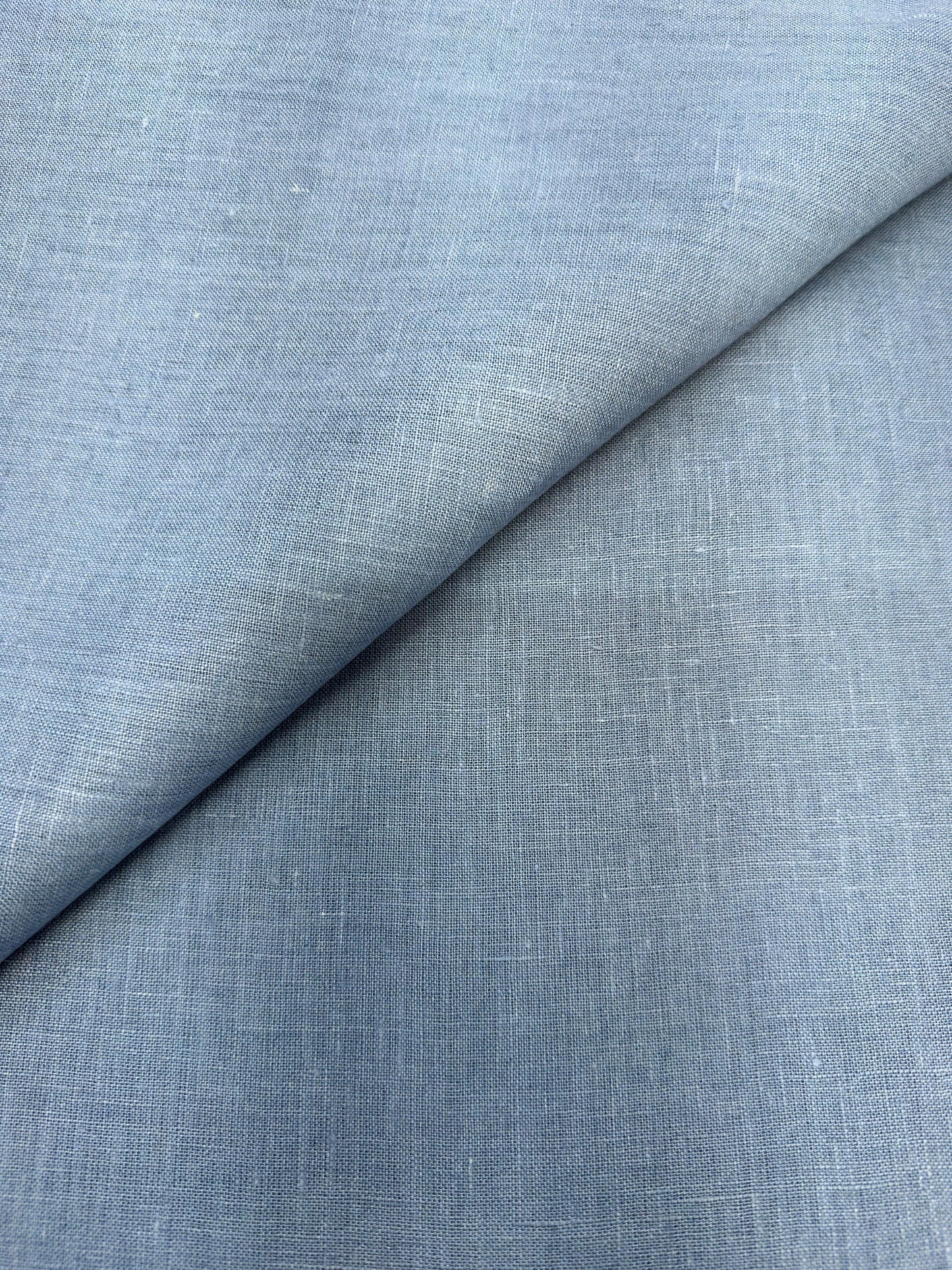 Verona Linen Robe Powder Blue
