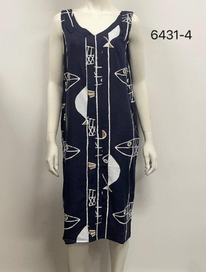 Natural Elegance Linen Dress