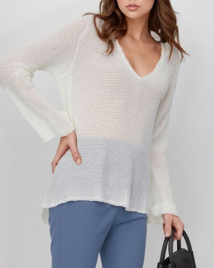 Lightweight Textured Knit Top