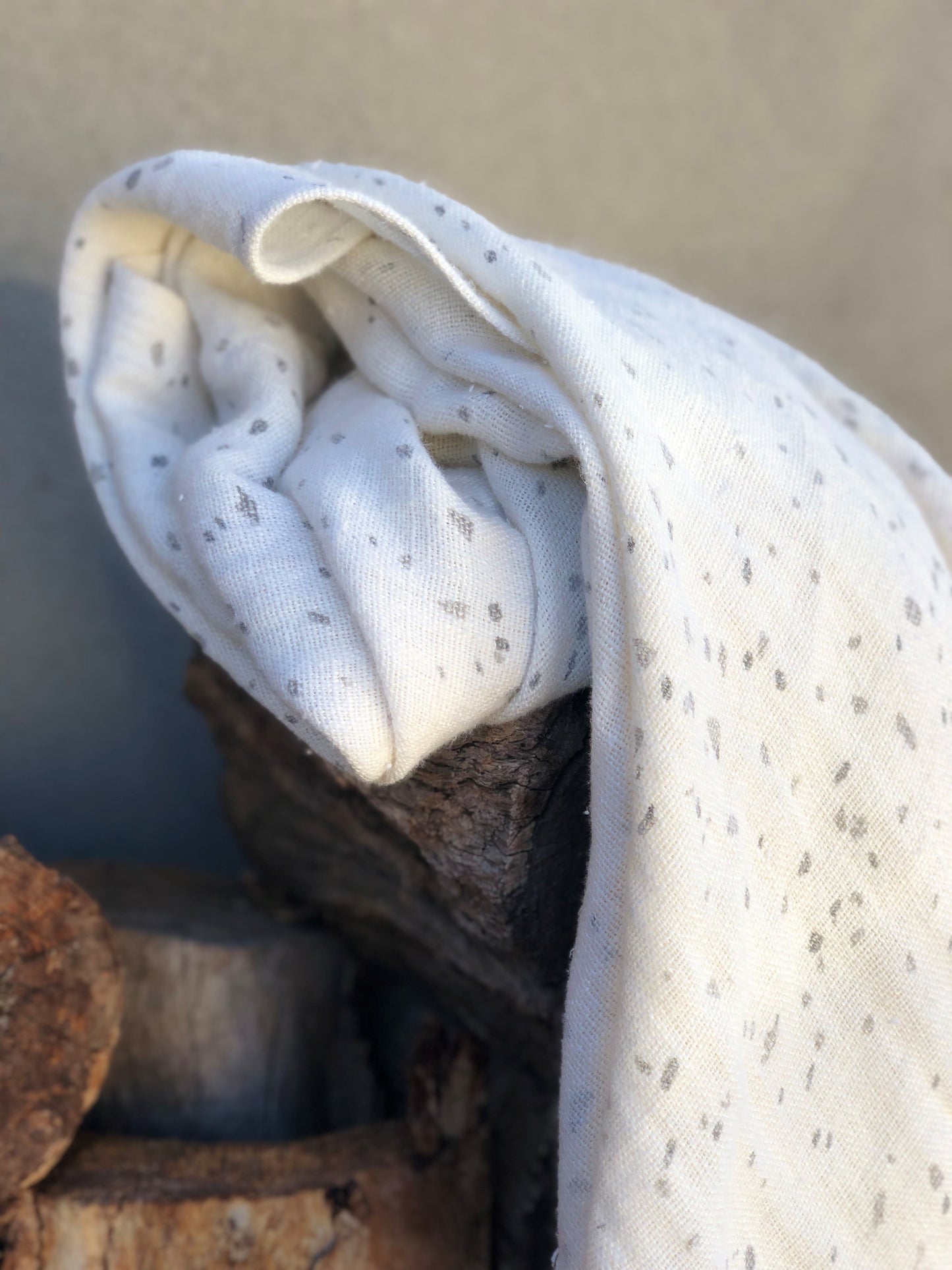 Terazzo Pigment Printed Linen Throw