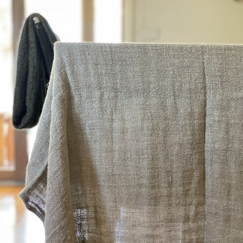 Table Cloth/Bed Throw Handloomed - Natural