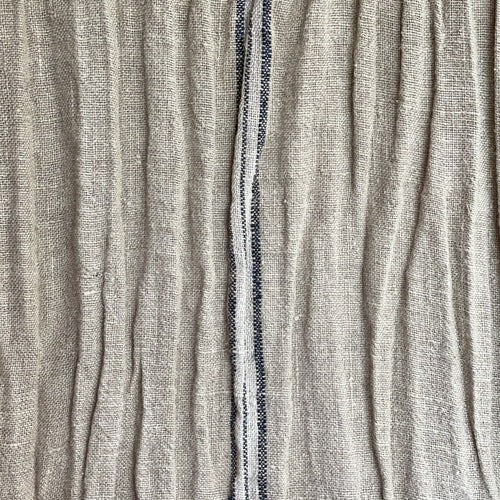 Bedcover-Blue Stripe-Angaston Handloomed Linen 260X300Cm