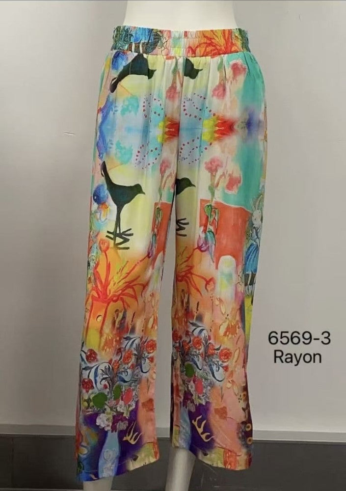 Printed Relaxed Pants