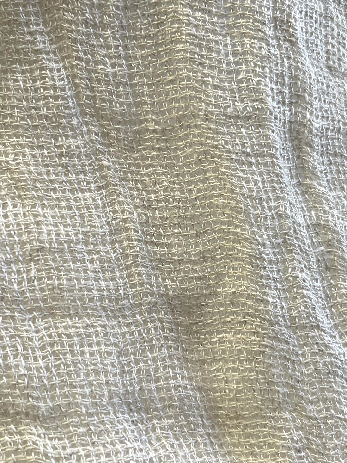 Kelly Mesh Linen Scarf Natural
