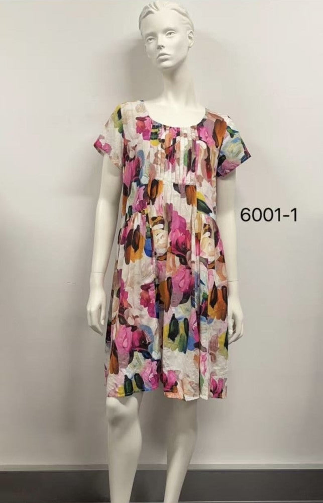 Printed Cotton Dress