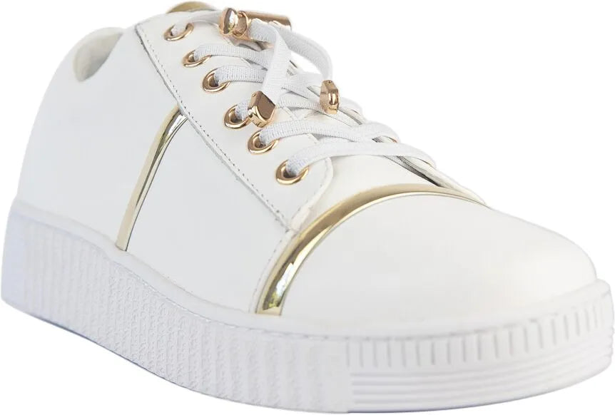 Brandy - White/Gold