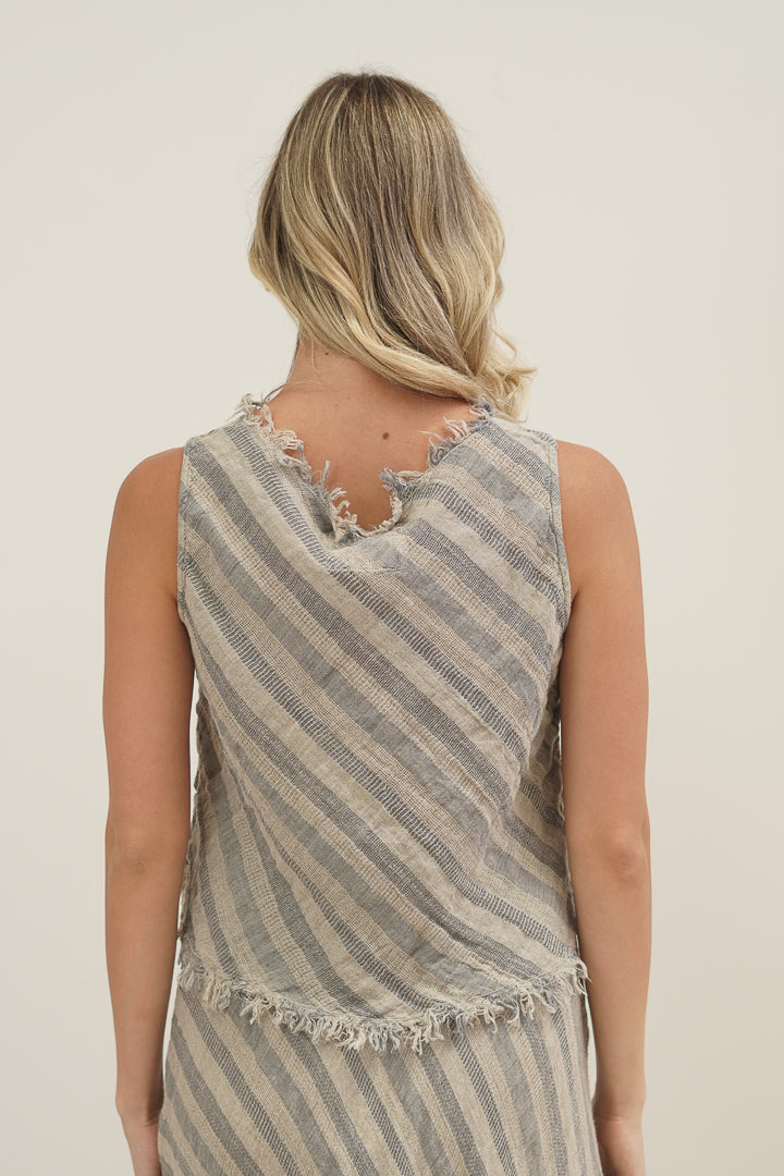 Albia Sleevless Top Earth Weave