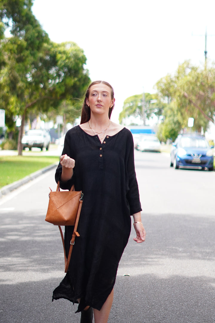 Amara Kaftan Black Combo