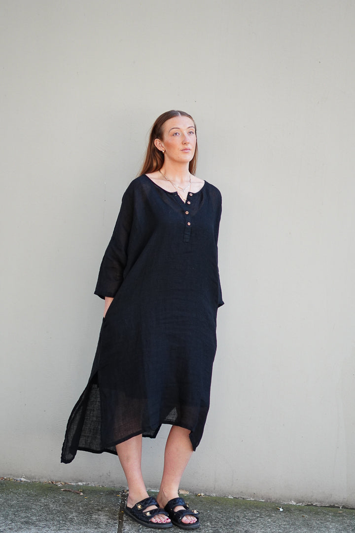 Amara Kaftan Black