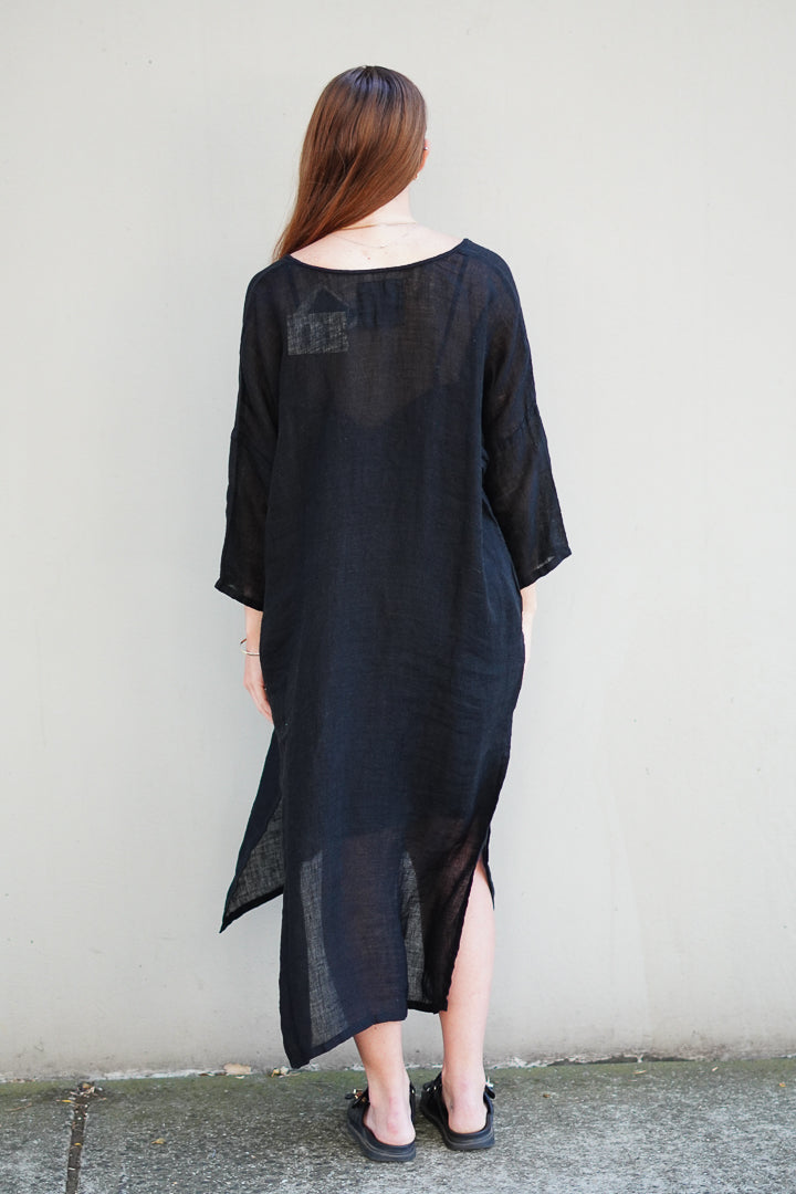 Amara Kaftan Black