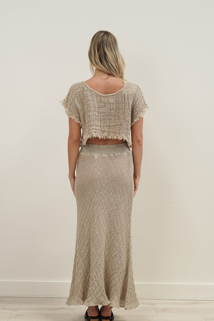 Antonella Crop Top Natural