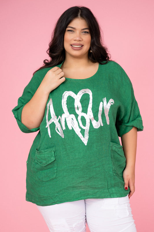 Armour Foil Top | Gucci Green