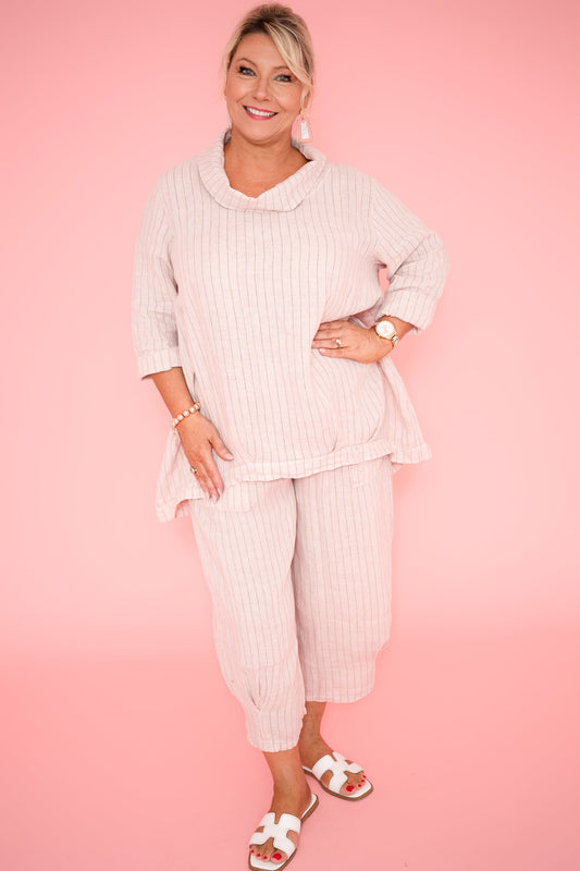 Anita Cowl Tunic | Pink