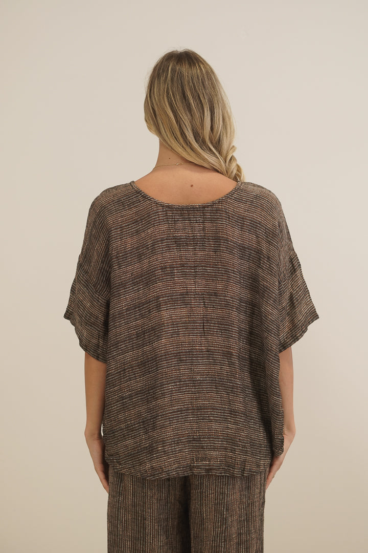 Barbara Top Toasted Earth Combo