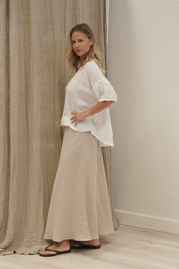 Barbara Top In White Combo