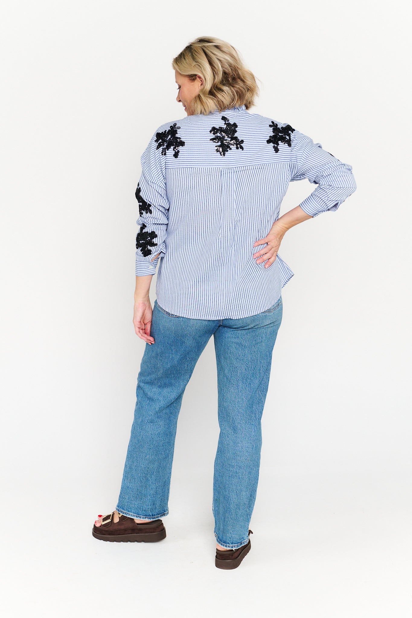BLACK FLOWER SHIRT