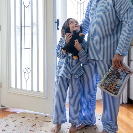 Blue Stripe Child Pj Set