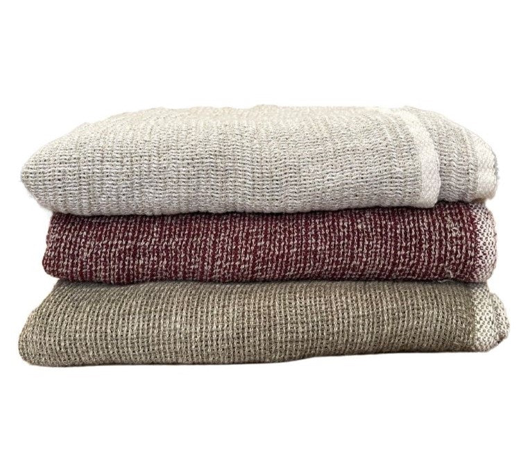 Audrey Linen Bed Throw