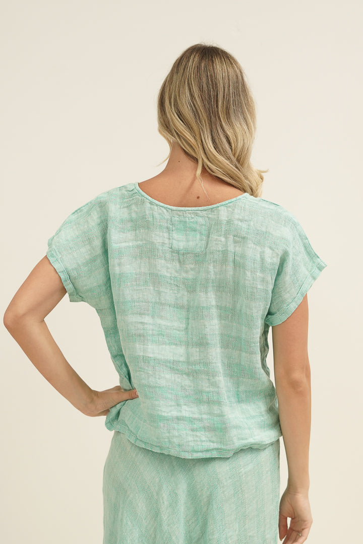 Carina Box Top Cascade Green Combo