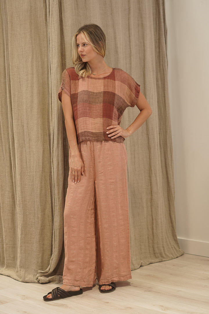 Carina Box Top Cameo Brown Combo