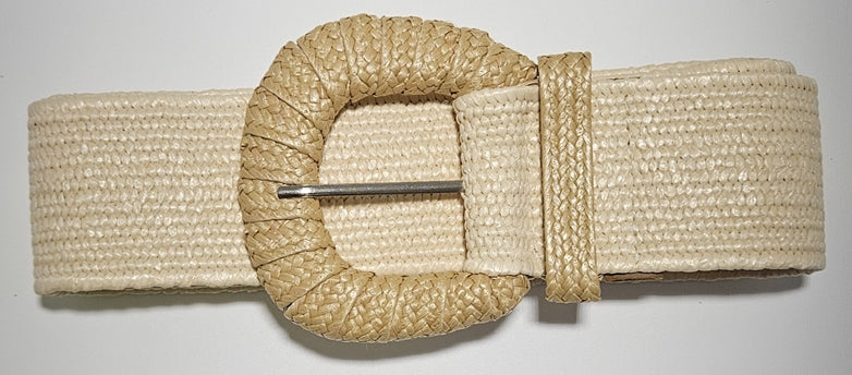 Braided Buckle Stretch Belt