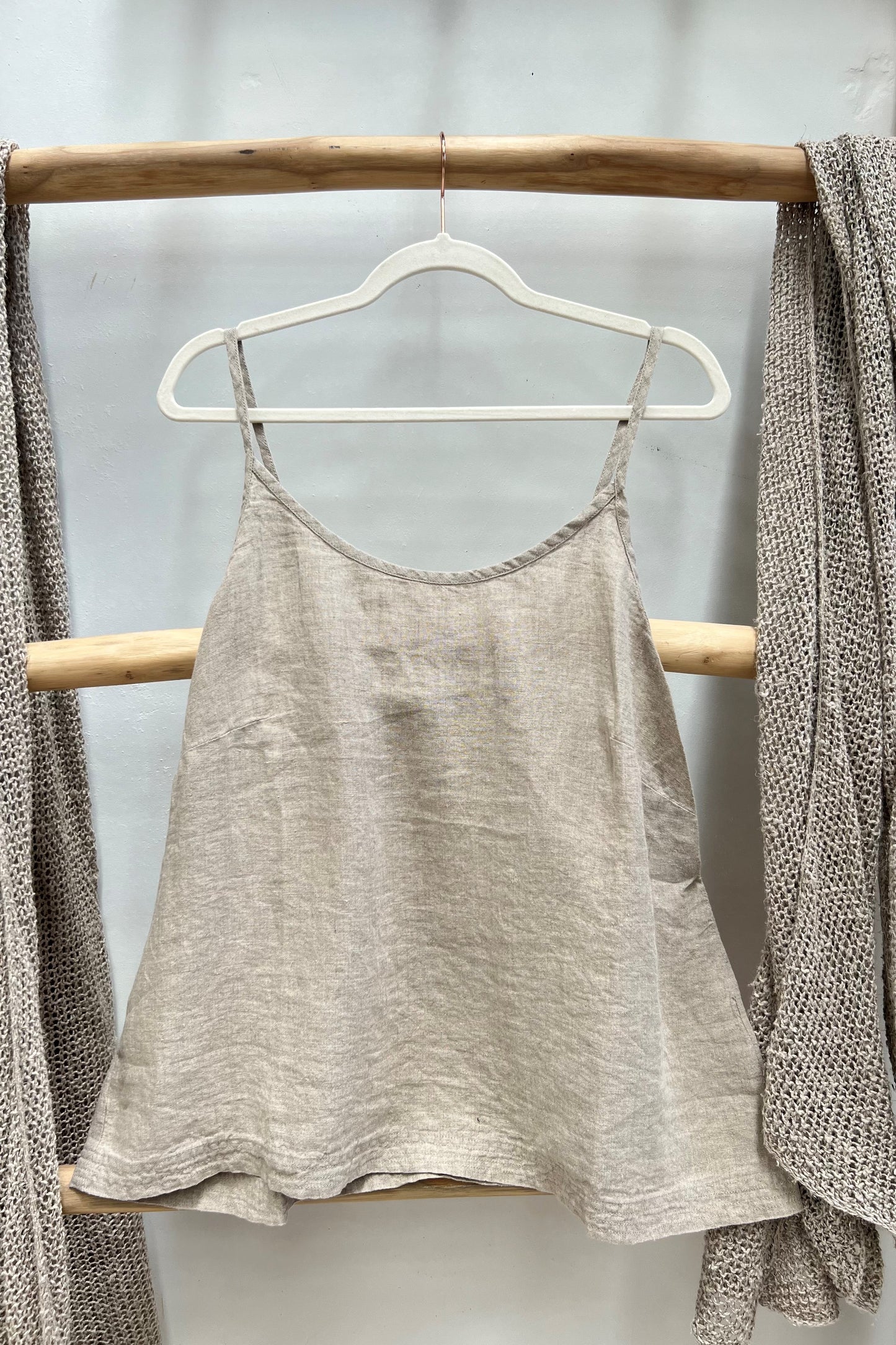 Cameron Linen Cami Natural