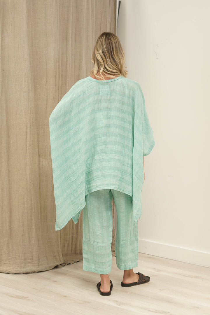 Carmen Cardigan Cascade Green Combo