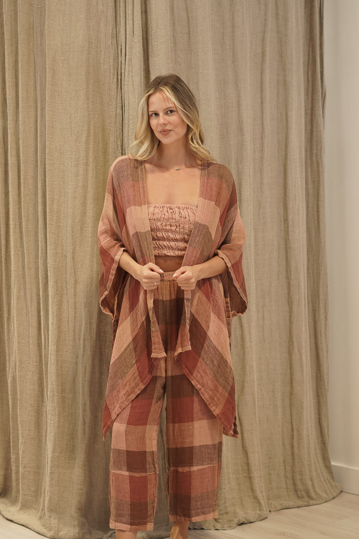 Carmen Cardigan Cameo Brown Combo